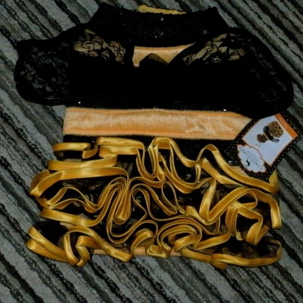 NWT Pet PUPPY DOG Costume Cosplay Bumble BEE Dress with Wings size Small NEW